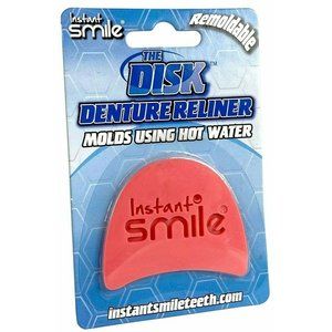 Instant Smile The Disk Denture Reliner Remoldable.